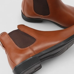 Bota Chelsea Masculina Bow River Couro Marrom
