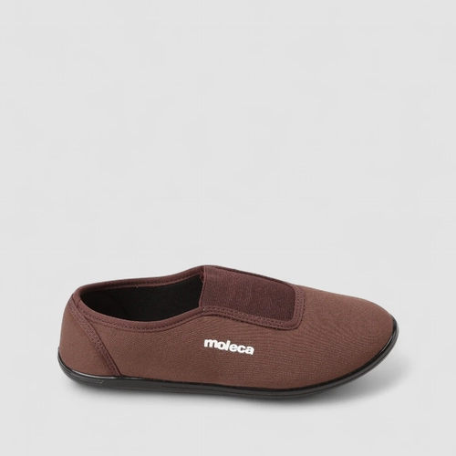 Sapatilha Feminina Moleca Detalhe Elástico Marrom