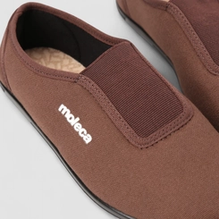 Sapatilha Feminina Moleca Detalhe Elástico Marrom