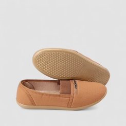 Sapatilha Feminina Moleca Detalhe Elástico Caramelo