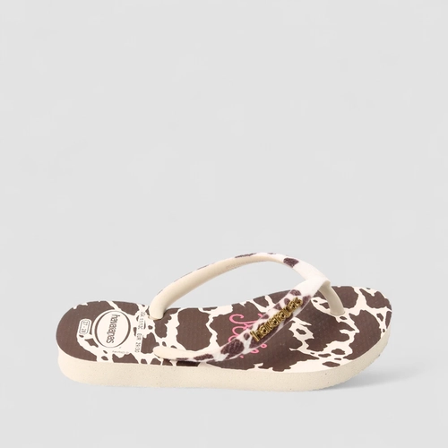 Chinelo Infantil Havaianas Original Toy Story Jessie Animal Print Vaca