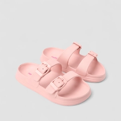 Papete Infantil Molekinha Fivelas Rosa