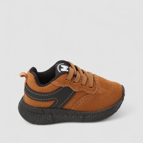 Tênis Casual Infantil Molekinho Camurça Marrom