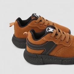 Tênis Casual Infantil Molekinho Camurça Marrom