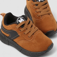 Tênis Casual Infantil Molekinho Camurça Marrom