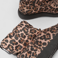 Bota Infantil Molekinha Animal Print Onça Multicolor