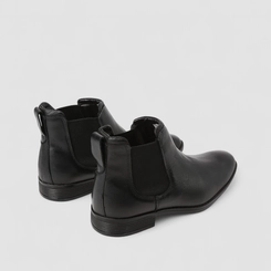 Bota Chelsea Masculina Bow River Couro Preta