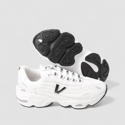 Tênis Esportivo Feminino Vanscy 1010 Mesh Branco