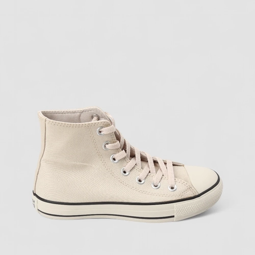 Tênis Casual Converse All Star Chuck Taylor Original Cano Alto Bege