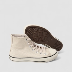 Tênis Casual Converse All Star Chuck Taylor Original Cano Alto Bege