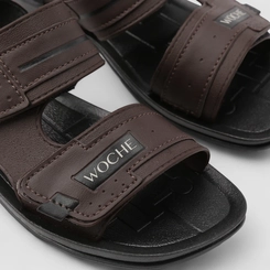 Sandália Masculina Woche Tira Contato Marrom