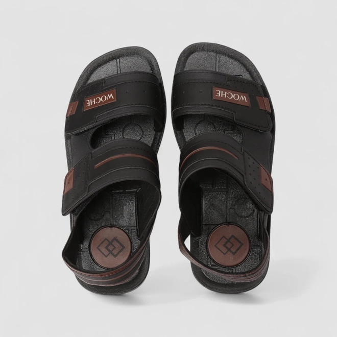 Sandália Masculina Woche Tira Contato Preta