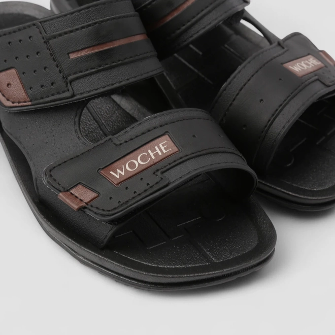 Sandália Masculina Woche Tira Contato Preta