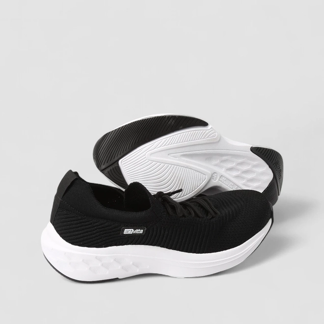 Tênis Esportivo Masculino Actvitta Knit Preto