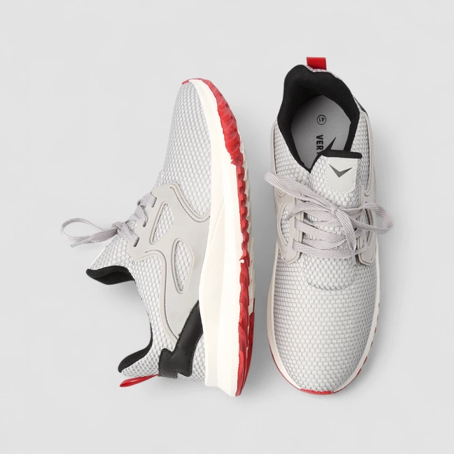 Tênis Casual Masculino Vertus Mesh Cinza