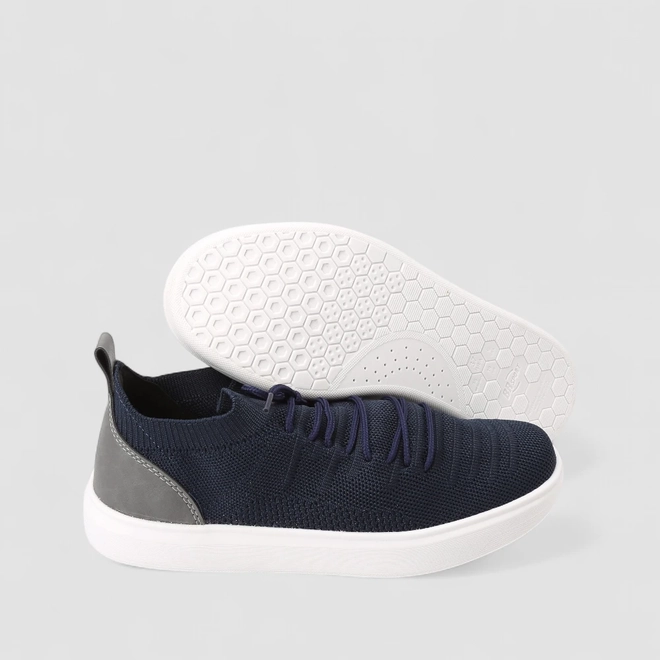 Tênis Casual Masculino Br Sport Knit Marinho
