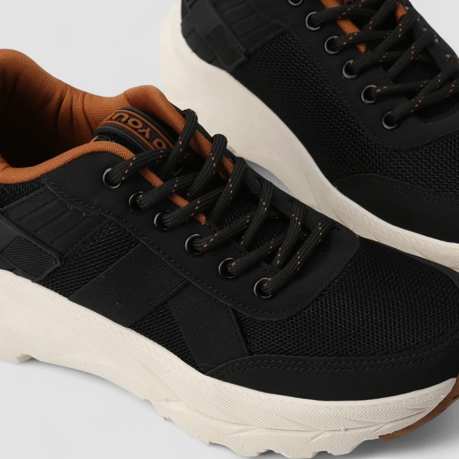 Tênis Esportivo Masculino Ollie Original Mesh Preto