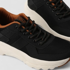 Tênis Esportivo Masculino Ollie Original Mesh Preto