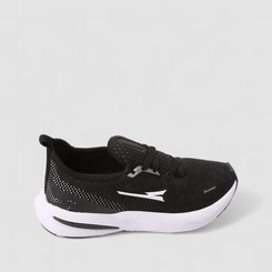 Tênis Esportivo Masculino Vertus Runner Preto & Branco