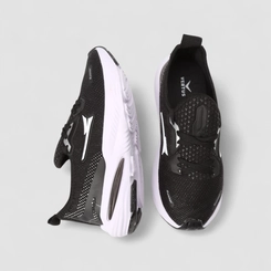 Tênis Esportivo Masculino Vertus Runner Preto & Branco