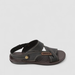Sandália Masculina Woche Fecho Removível Preta