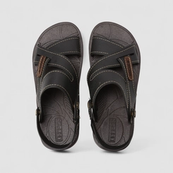 Sandália Masculina Woche Fecho Removível Preta