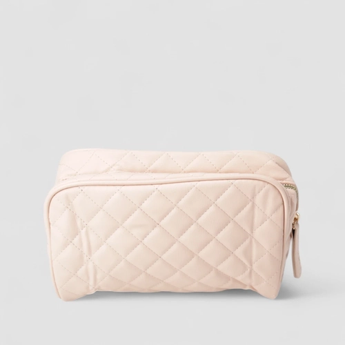 Necessaire Grande Gabriela Matelassê Rosa
