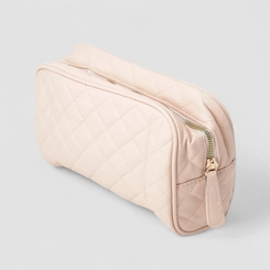 Necessaire Grande Gabriela Matelassê Rosa