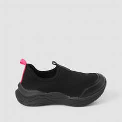 Slip On Infantil Gabrielinha Calce Fácil Mesh Preto