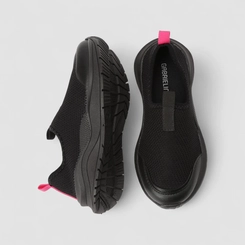 Slip On Infantil Gabrielinha Calce Fácil Mesh Preto
