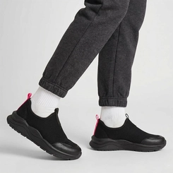 Slip On Infantil Gabrielinha Calce Fácil Mesh Preto