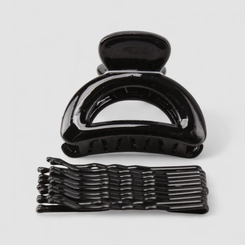 Kit Prendedores de Cabelo Gabriela Beauty Preto