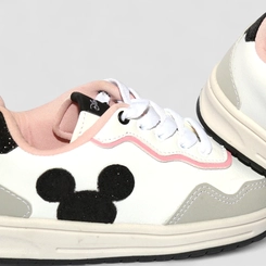 Tênis Casual Infantil Disney Mickey Branco