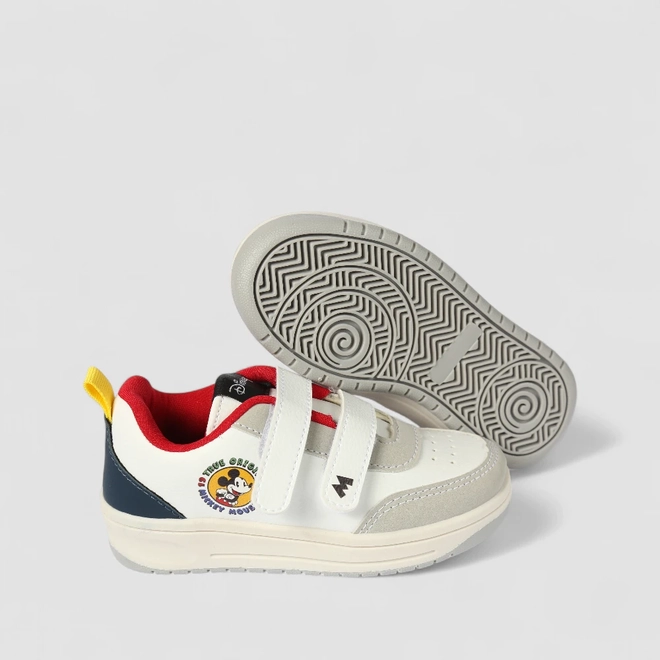 Tênis Casual Infantil Disney Mickey Mouse Branco