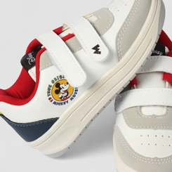 Tênis Casual Infantil Disney Mickey Mouse Branco