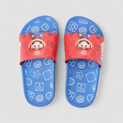 Slide Infantil Grendene Kids Super Mario Azul
