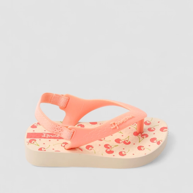 Chinelo Bebê Ipanema Cereja Bege