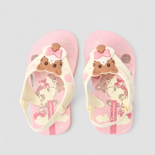 Chinelo Bebê Ipanema Gatinho Rosa