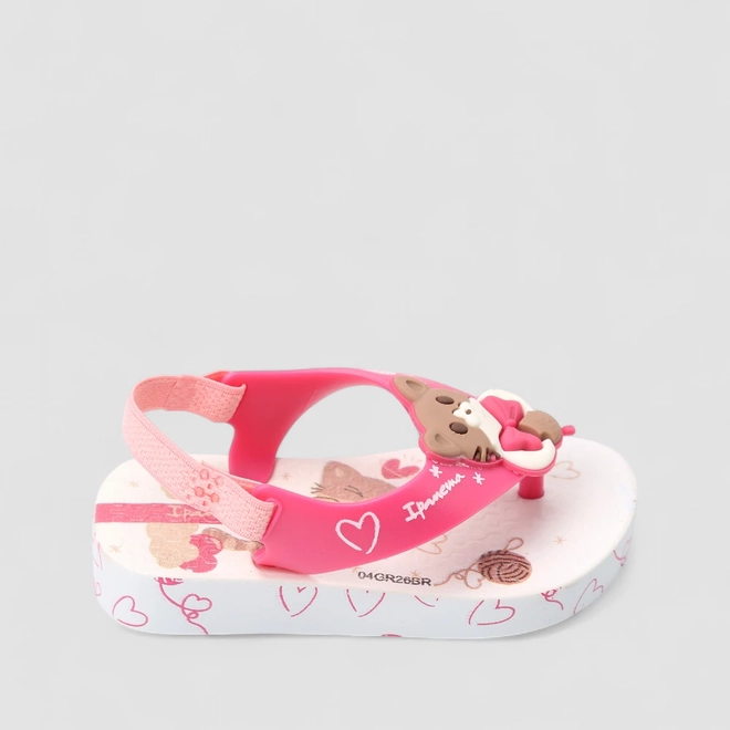 Chinelo Bebê Ipanema Gatinho Rosa