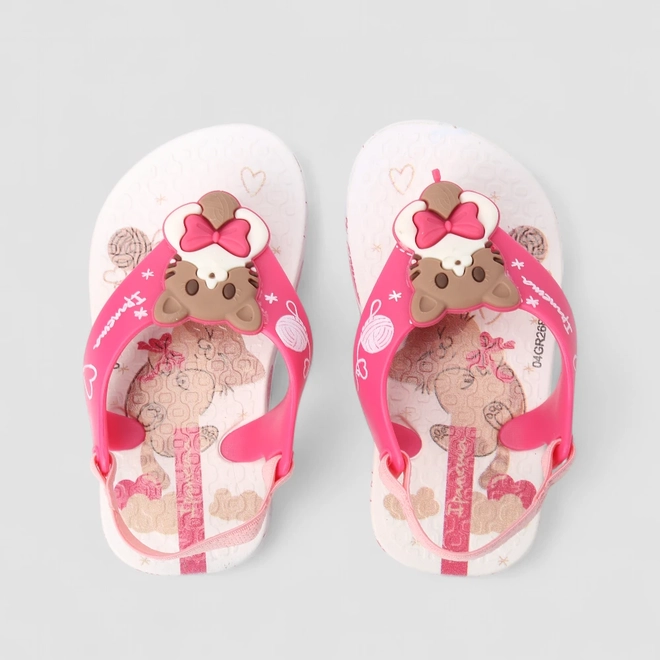 Chinelo Bebê Ipanema Gatinho Rosa