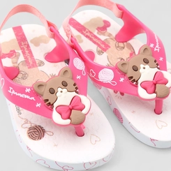 Chinelo Bebê Ipanema Gatinho Rosa