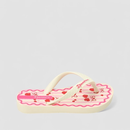 Chinelo Infantil Ipanema Cereja Bege & Rosa