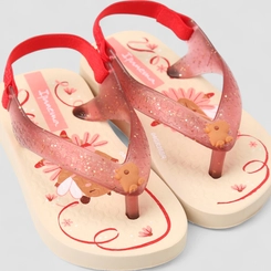 Chinelo Bebê Ipanema Capivara Bailarina Rosa
