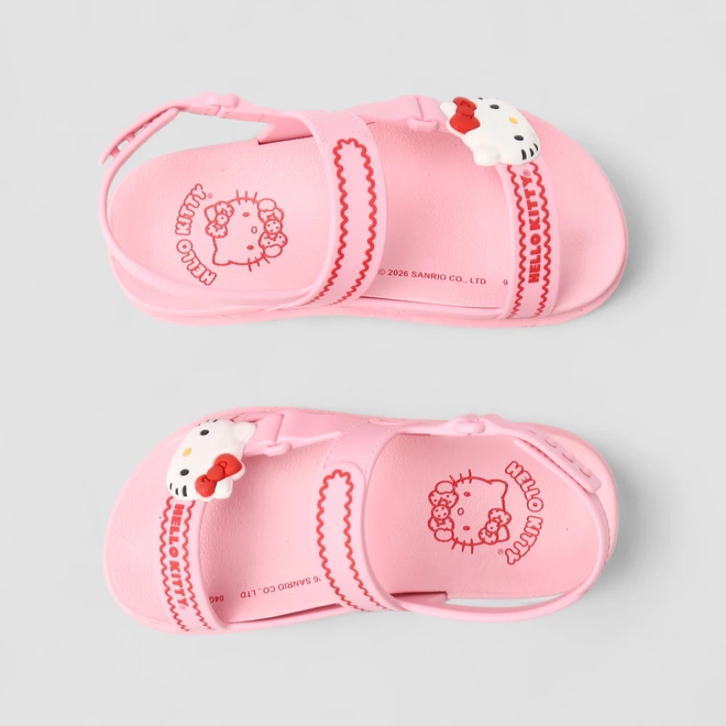Sandália Infantil Grendene Kids Hello Kitty Rosa