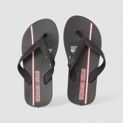 Chinelo Infantil Rider NBA Chicago Bulls Preto