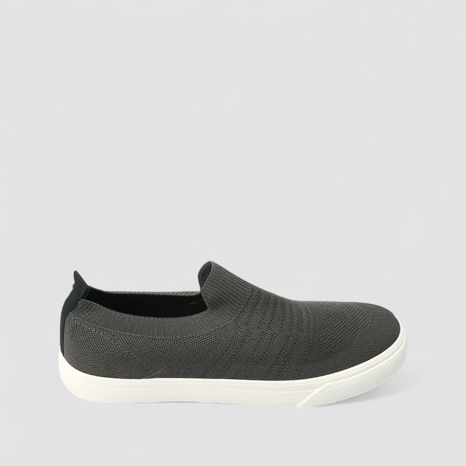 Slip On Masculino Mac & Jac Calce Fácil Conforto Cinza