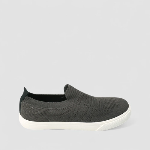 Slip On Masculino Mac & Jac Calce Fácil Conforto Cinza