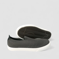 Slip On Masculino Mac & Jac Calce Fácil Conforto Cinza