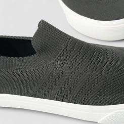 Slip On Masculino Mac & Jac Calce Fácil Conforto Cinza