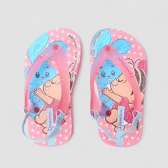 Chinelo Bebê Ipanema Turma Monica Rosa